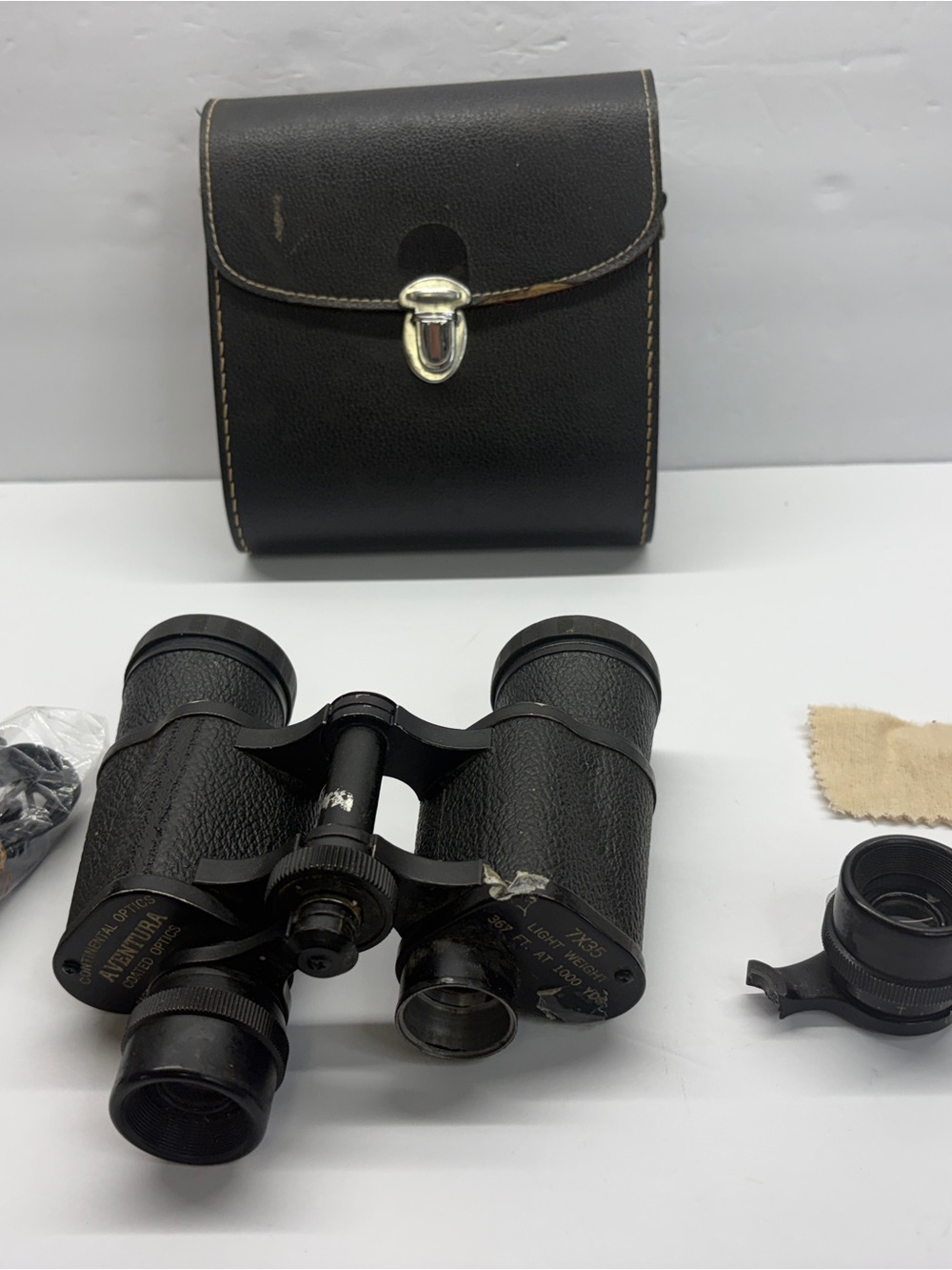 Vintage Continental Optics Aventura 7x35 Binoculars & Case